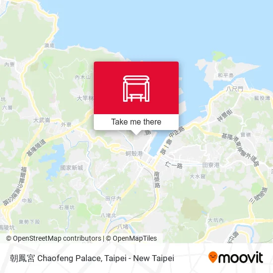 朝鳳宮 Chaofeng Palace map