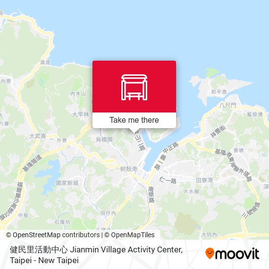 健民里活動中心 Jianmin Village Activity Center地圖