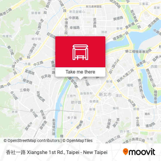 香社一路 Xiangshe 1st Rd. map