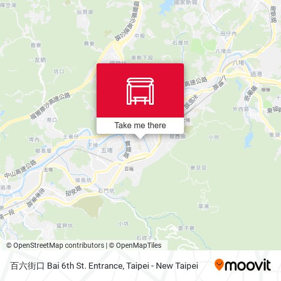 百六街口 Bai 6th St. Entrance map