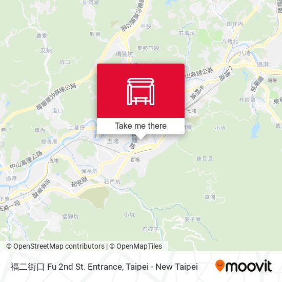 福二街口 Fu 2nd St. Entrance map