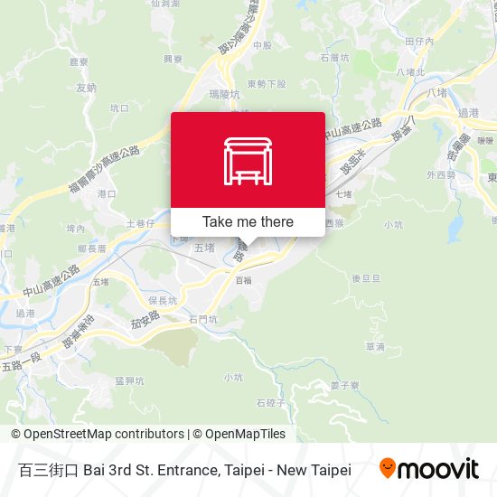 百三街口 Bai 3rd St. Entrance map