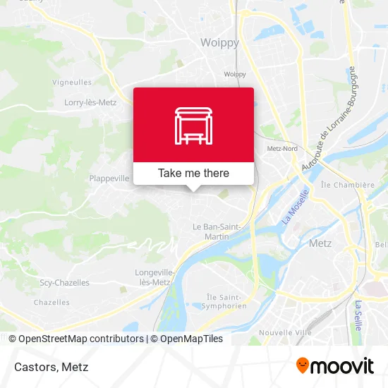 Castors map