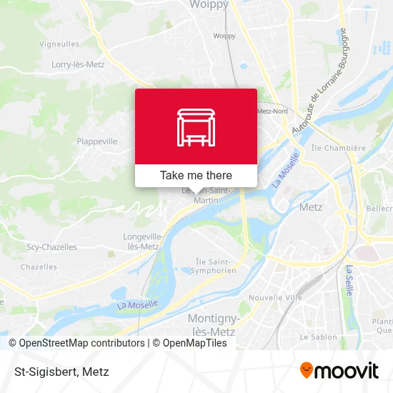 St-Sigisbert map