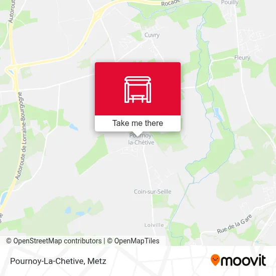 Pournoy-La-Chetive map