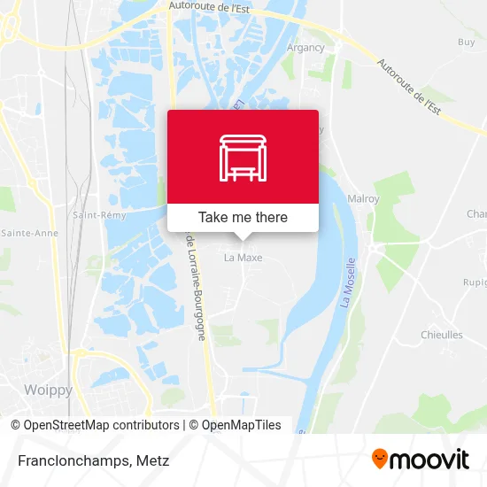 Franclonchamps map