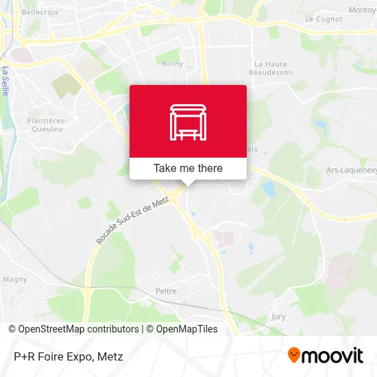 P+R Foire Expo map