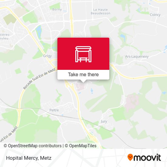 Hopital Mercy map