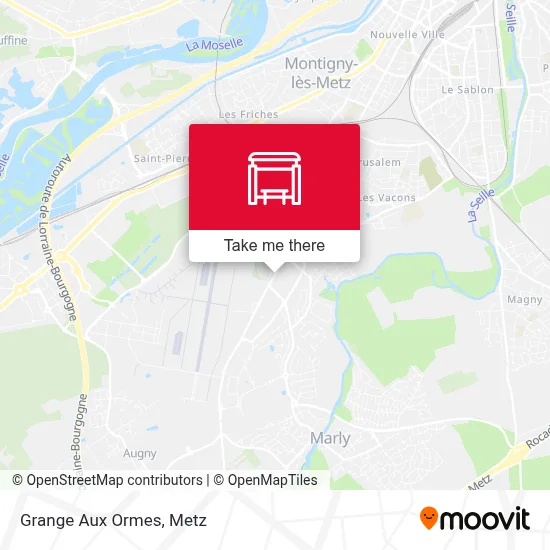 Grange Aux Ormes map