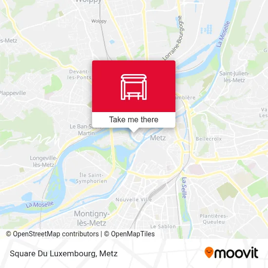 Square Du Luxembourg map