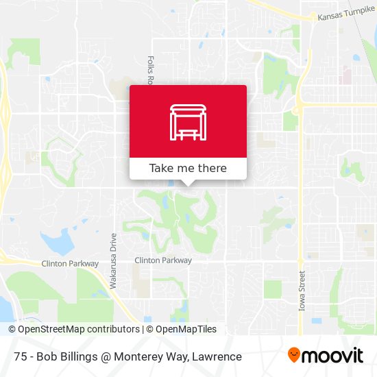 Mapa de 75 - Bob Billings @ Monterey Way