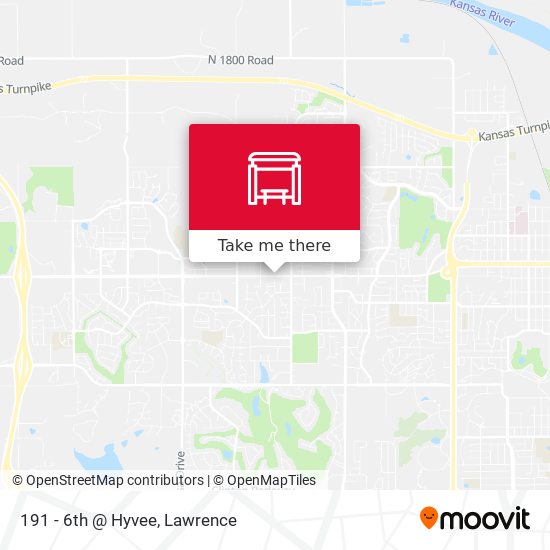 191 - 6th @ Hyvee map