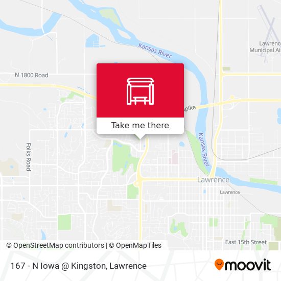 167 - N Iowa @ Kingston map