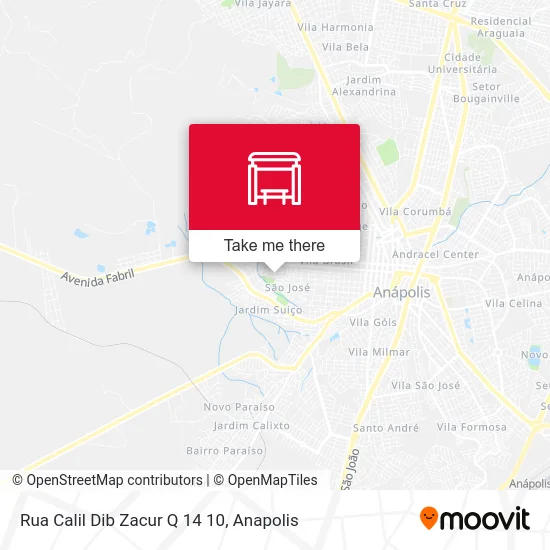 Rua Calil Dib Zacur Q 14 10 map