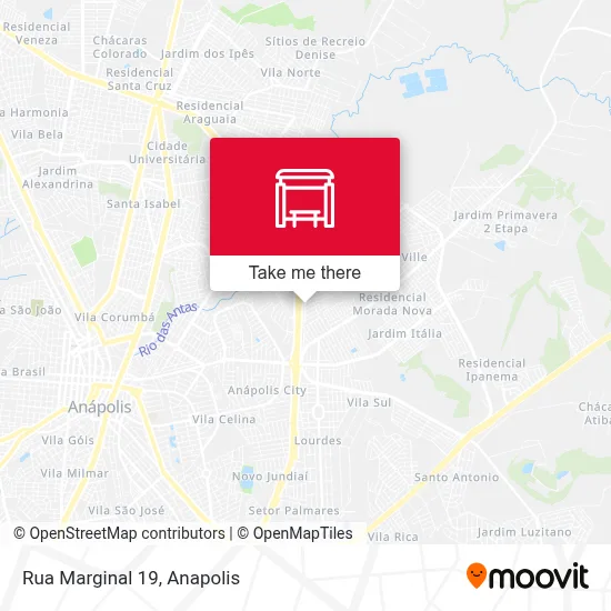Rua Marginal 19 map