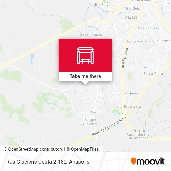 Rua Glaciene Costa 2-182 map