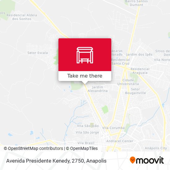 Mapa Avenida Presidente Kenedy, 2750