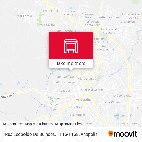 Rua Leopoldo De Bulhões, 1116-1168 map