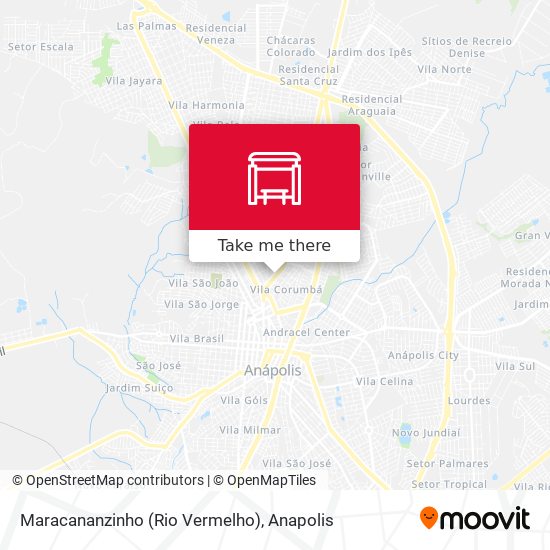 Mapa Maracananzinho (Rio Vermelho)