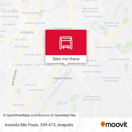 Mapa Avenida São Paulo, 359-473