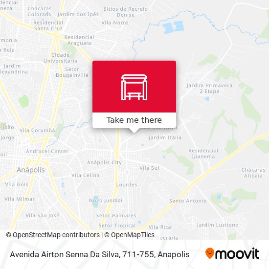 Avenida Airton Senna Da Silva, 711-755 map