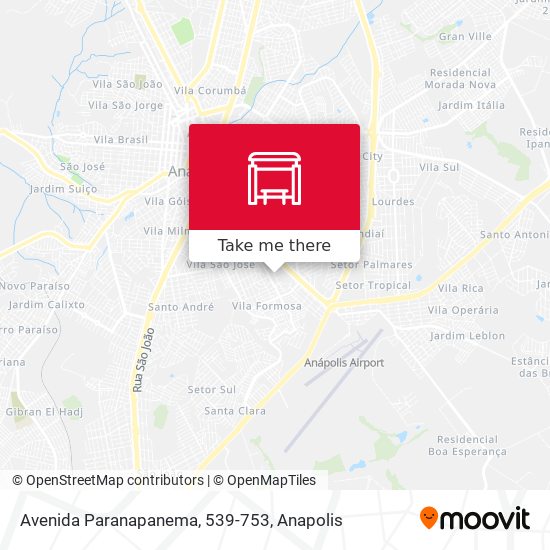 Avenida Paranapanema, 539-753 map