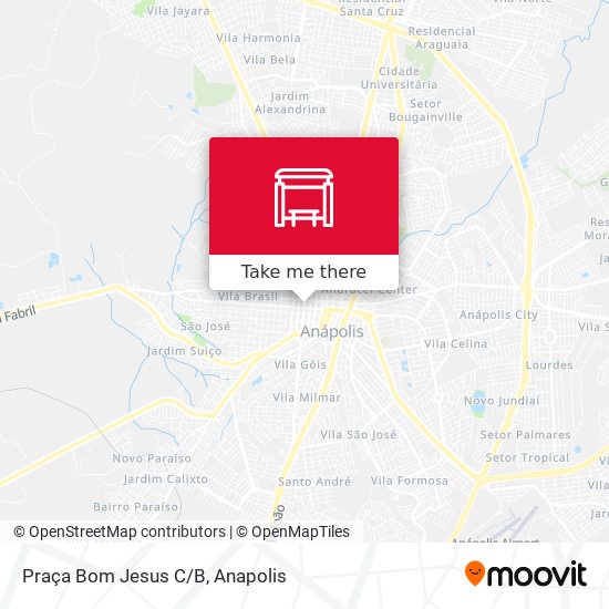 Praça Bom Jesus C/B map