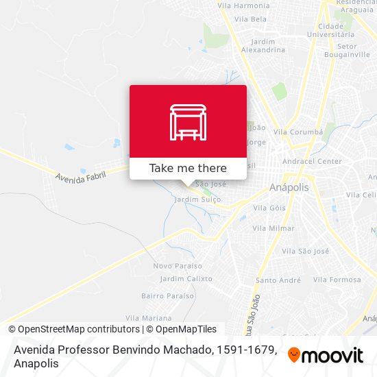 Mapa Avenida Professor Benvindo Machado, 1591-1679