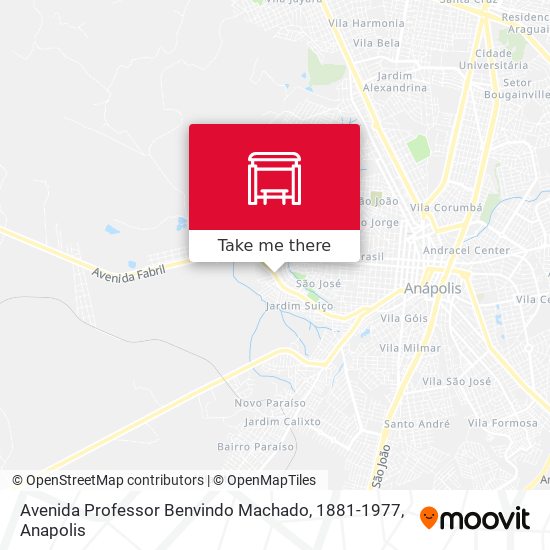 Mapa Avenida Professor Benvindo Machado, 1881-1977