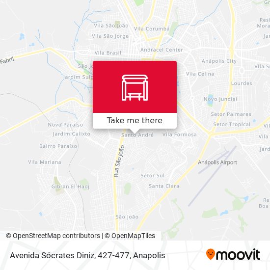 Avenida Sócrates Diniz, 427-477 map
