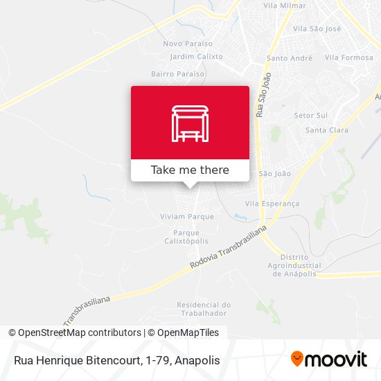 Rua Henrique Bitencourt, 1-79 map