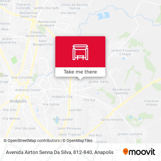 Avenida Airton Senna Da Silva, 812-840 map