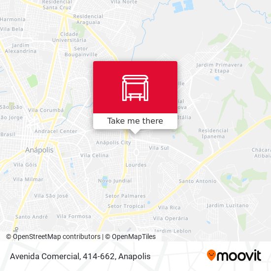 Mapa Avenida Comercial, 414-662