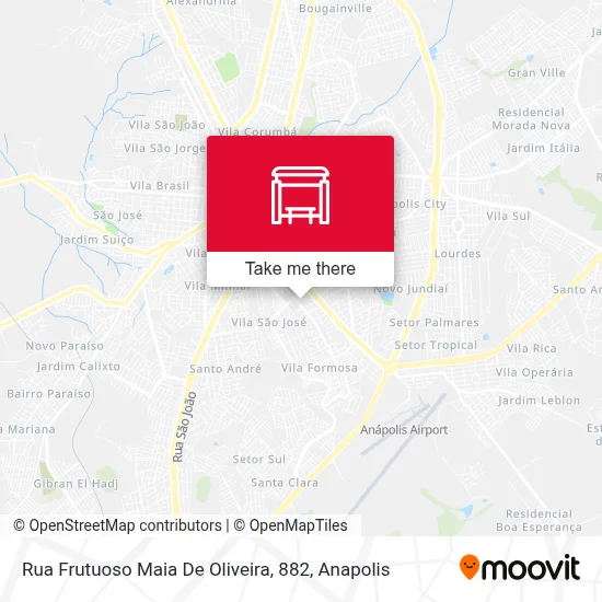 Rua Frutuoso Maia De Oliveira, 882 map