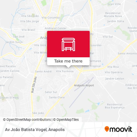Av João Batista Vogel map