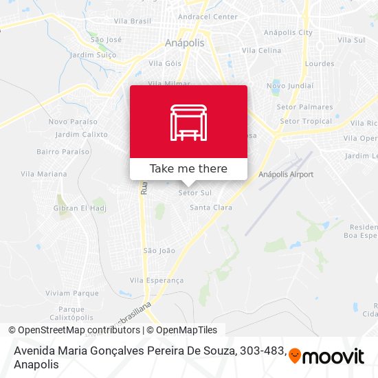 Avenida Maria Gonçalves Pereira De Souza, 303-483 map