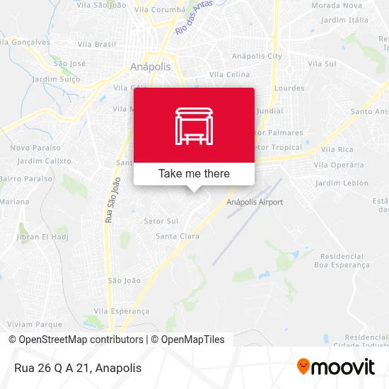 Rua 26 Q A 21 map