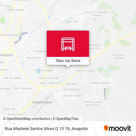 Rua Maylene Santos Alves Q 13 19 map
