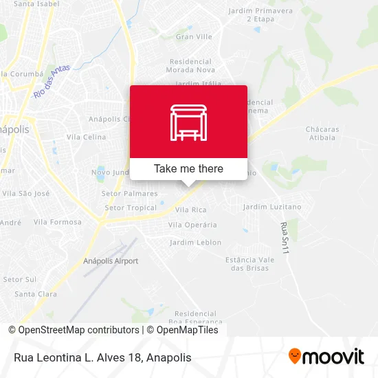 Rua Leontina L. Alves 18 map