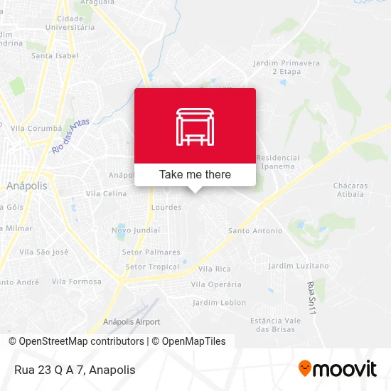 Rua 23 Q A 7 map
