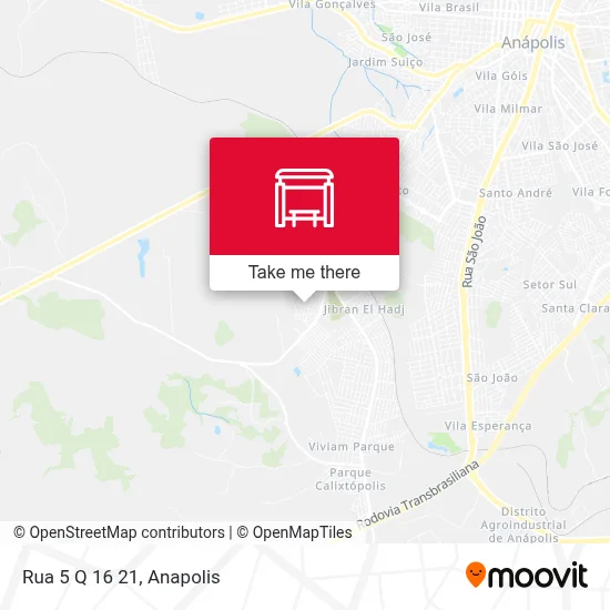 Rua 5 Q 16 21 map