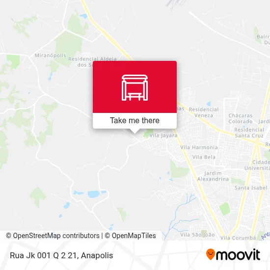 Rua Jk 001 Q 2 21 map