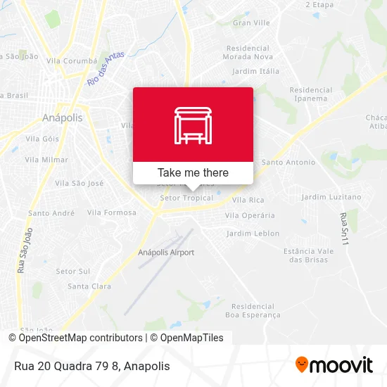 Rua 20 Quadra 79 8 map