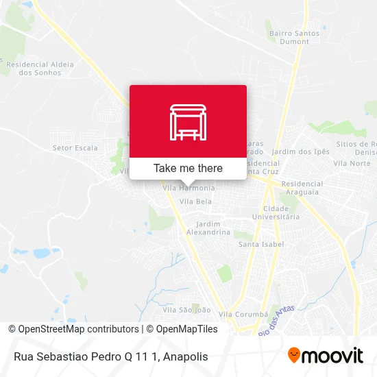 Rua Sebastiao Pedro Q 11 1 map