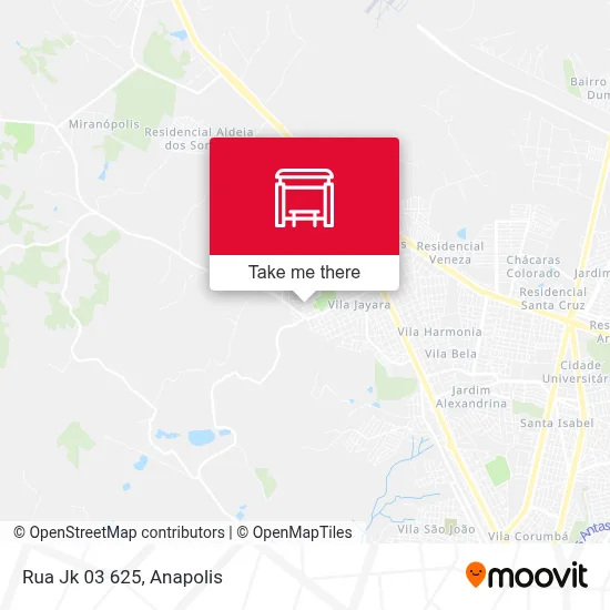 Rua Jk 03 625 map