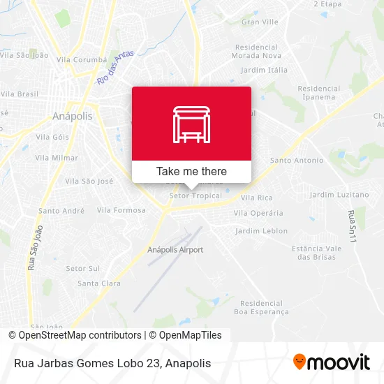 Rua Jarbas Gomes Lobo 23 map