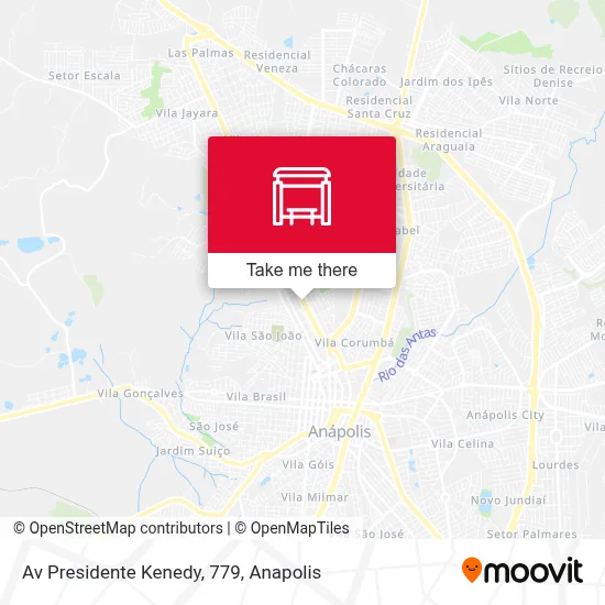 Av Presidente Kenedy, 779 map