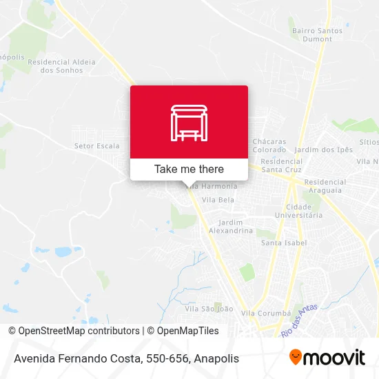 Avenida Fernando Costa, 550-656 map