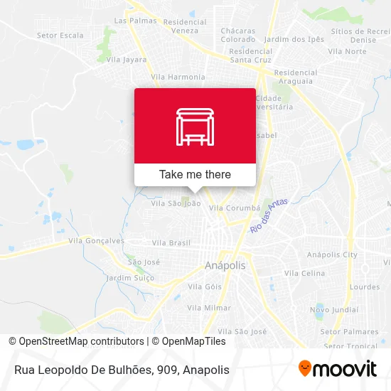 Rua Leopoldo De Bulhões, 909 map