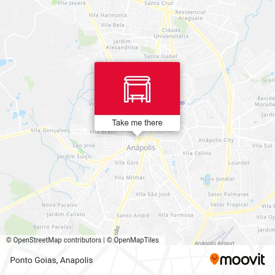 Ponto Goias map